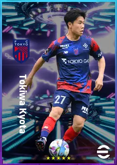 Tokiwa Kyota eFootball 2026 player card, 77 OVR CMF