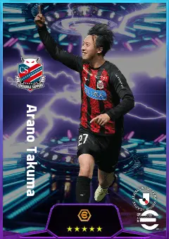 Arano Takuma eFootball 2026 player card, 78 OVR AMF