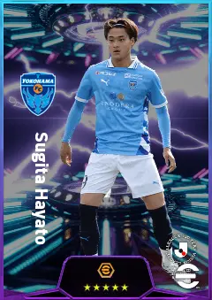 Sugita Hayato eFootball 2026 player card, 76 OVR CB