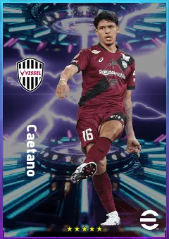 Caetano eFootball 2026 player card, 78 OVR CB