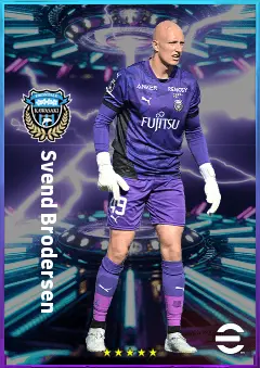 Svend Brodersen eFootball 2026 player card, 78 OVR GK