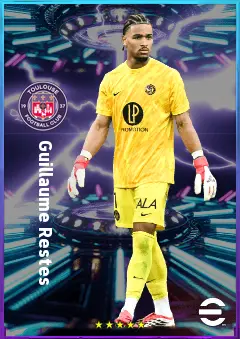 Guillaume Restes eFootball 2026 player card, 81 OVR GK