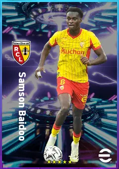 Samson Baidoo eFootball 2026 player card, 79 OVR CB