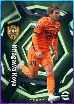 Kitagawa Koya eFootball 2026 player card, 76 OVR CF