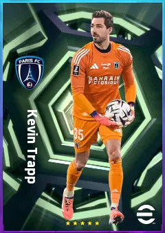 Kevin Trapp eFootball 2026 player card, 80 OVR GK