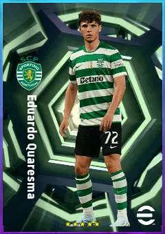 Eduardo Quaresma eFootball 2026 player card, 81 OVR CB