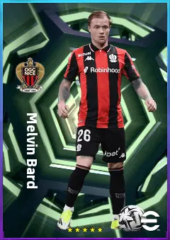 Melvin Bard eFootball 2026 player card, 80 OVR LB