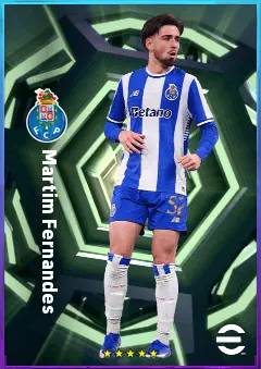 Martim Fernandes eFootball 2026 player card, 80 OVR RB
