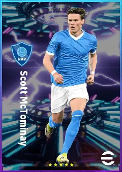 Scott McTominay eFootball 2026 player card, 82 OVR DMF