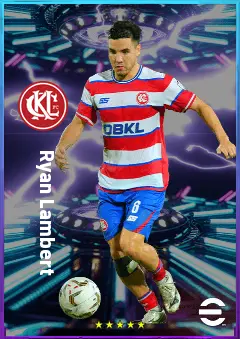 Ryan Lambert eFootball 2026 player card, 78 OVR DMF
