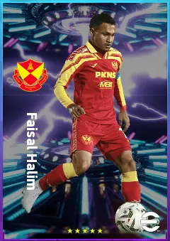 Faisal Halim eFootball 2026 player card, 80 OVR LMF