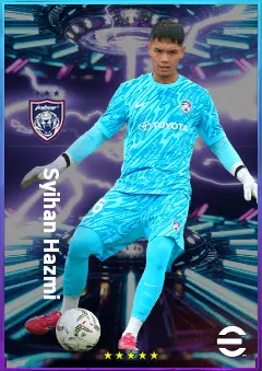 Syihan Hazmi eFootball 2026 player card, 80 OVR GK