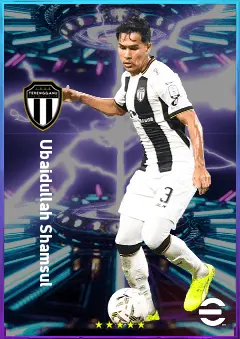 Ubaidullah Shamsul eFootball 2026 player card, 78 OVR CB
