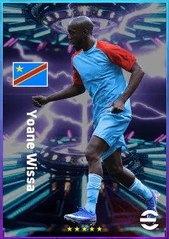 Yoane Wissa eFootball 2026 player card, 82 OVR CF