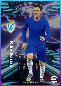 Kike García eFootball 2026 player card, 78 OVR CF