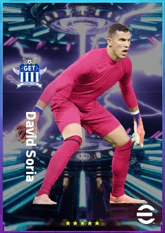 David Soria eFootball 2026 player card, 81 OVR GK