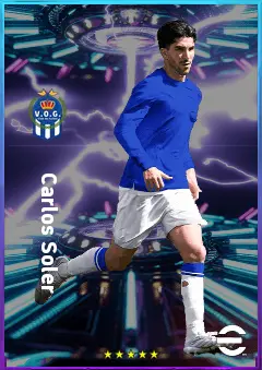 Carlos Soler eFootball 2026 player card, 80 OVR CMF