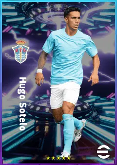 Hugo Sotelo eFootball 2026 player card, 79 OVR CMF