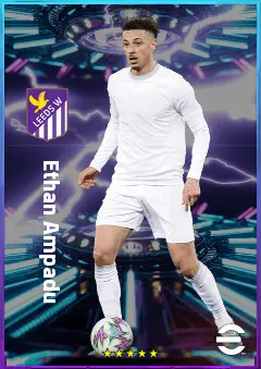 Ethan Ampadu eFootball 2026 player card, 79 OVR DMF