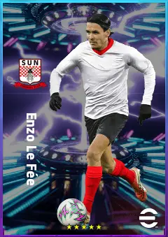 Enzo Le Fée eFootball 2026 player card, 80 OVR CMF