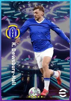 K. Dewsbury-Hall eFootball 2026 player card, 81 OVR CMF