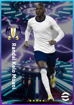 Randal Kolo Muani eFootball 2026 player card, 82 OVR CF