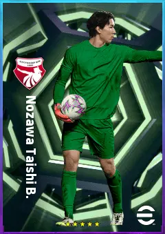 Nozawa Taishi B. eFootball 2026 player card, 78 OVR GK