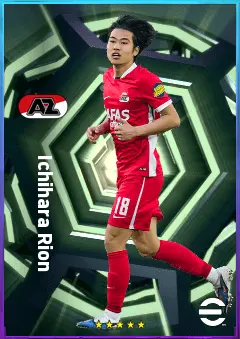 Ichihara Rion eFootball 2026 player card, 77 OVR CB