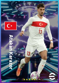 Atakan Karazor eFootball 2026 player card, 79 OVR DMF