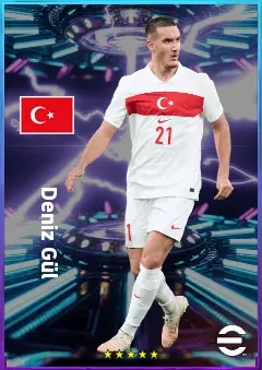 Deniz Gül eFootball 2026 player card, 79 OVR CF