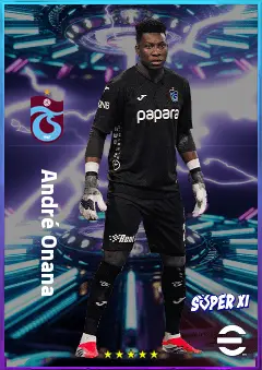 André Onana eFootball 2026 player card, 81 OVR GK