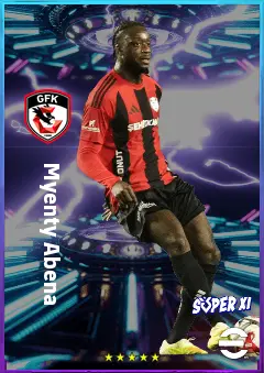 Myenty Abena eFootball 2026 player card, 78 OVR CB