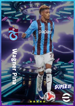 Wagner Pina eFootball 2026 player card, 80 OVR RB