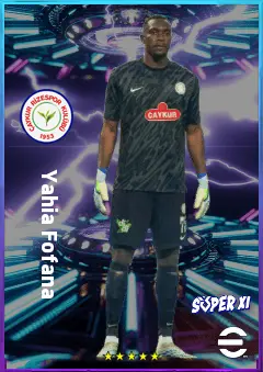 Yahia Fofana eFootball 2026 player card, 80 OVR GK