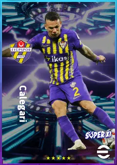 Calegari eFootball 2026 player card, 80 OVR RB