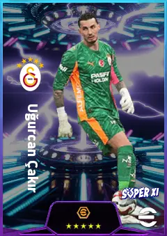Uğurcan Çakır eFootball 2026 player card, 81 OVR GK