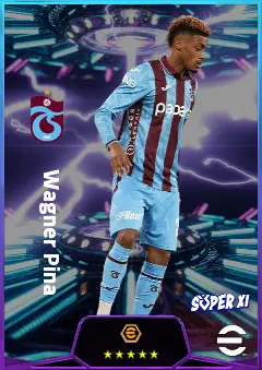 Wagner Pina eFootball 2026 player card, 80 OVR RB