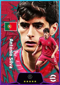 António Silva eFootball 2026 player card, 81 OVR CB
