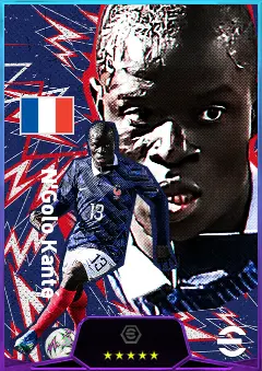 N'Golo Kanté eFootball 2026 player card, 82 OVR DMF