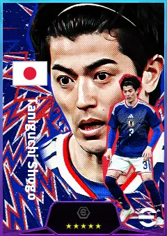 Taniguchi Shogo eFootball 2026 player card, 80 OVR CB