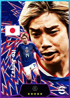 Ito Junya eFootball 2026 player card, 81 OVR RWF
