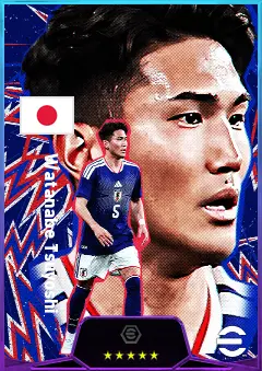 Watanabe Tsuyoshi eFootball 2026 player card, 80 OVR CB