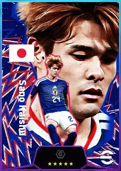 Sano Kaishu eFootball 2026 player card, 81 OVR DMF
