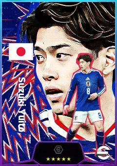 Suzuki Yuito eFootball 2026 player card, 81 OVR AMF