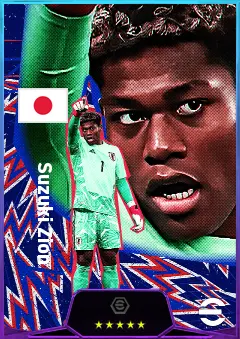 Suzuki Zion eFootball 2026 player card, 82 OVR GK