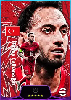 Hakan Çalhanoğlu eFootball 2026 player card, 84 OVR CMF