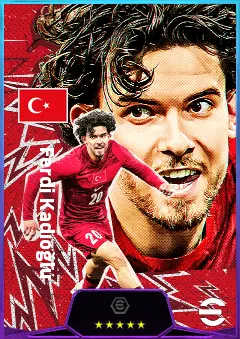 Ferdi Kadıoğlu eFootball 2026 player card, 83 OVR LB