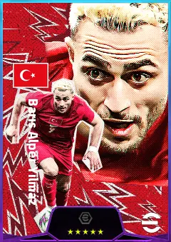Barış Alper Yılmaz eFootball 2026 player card, 82 OVR RWF