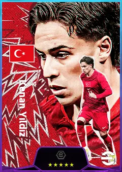 Kenan Yıldız eFootball 2026 player card, 84 OVR LWF