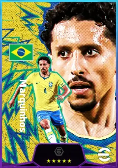 Marquinhos eFootball 2026 player card, 83 OVR CB